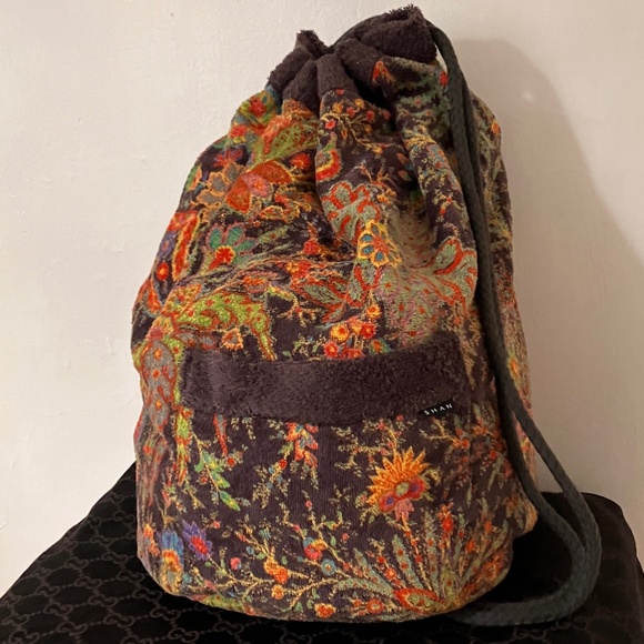 SHAN TERRYCLOTH BEACH BAG - Picture 1 of 16